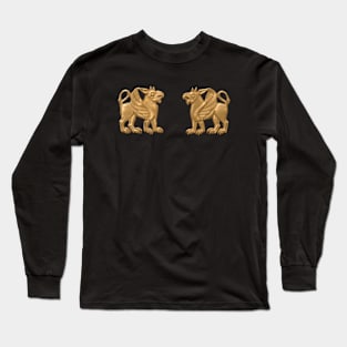 Golden Griffin Scythians Figurine Long Sleeve T-Shirt